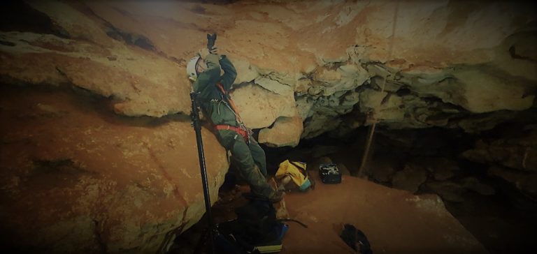 Tournage Onset grotte St Marce d'Ardèche 3